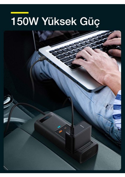 Araç Içi Çakmak Çevirici Elektrik Dönüştürücü Power Inverter 150W Ac 220V Priz Dönüştürücü fırsatları