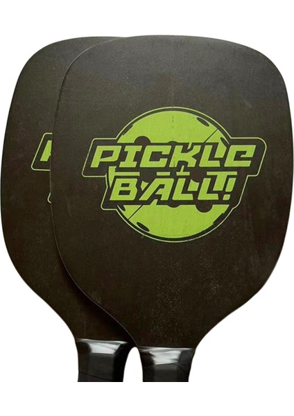 Taşınabilir Pickleball Kürek Seti 2 Pickleball Raket 4 Top ve Taşıma Çantası (Yurt Dışından)