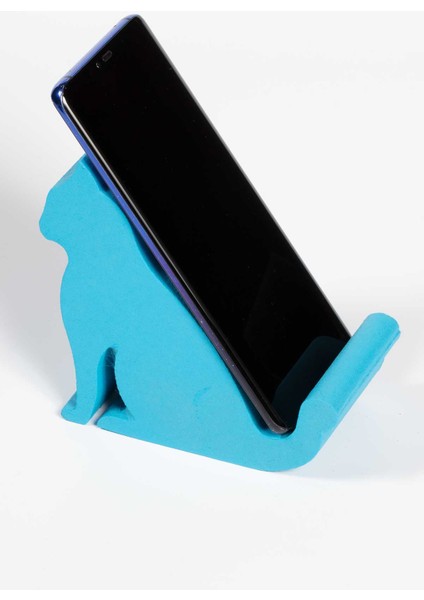 Sünger Kedi Masa Üstü Telefon ve Tablet Tutacağı 13X12,5X6 cm