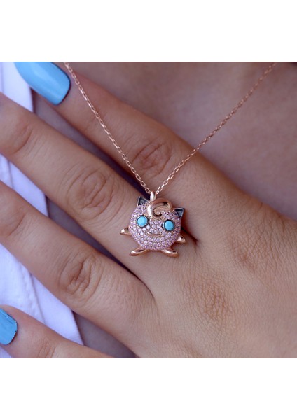 Pokemon Jigglypuff Gümüş Kolye modelleri