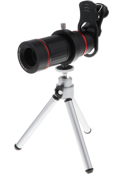 Akıllı Telefon ve Tablet Için Evrensel 18X Telefoto Lens (Yurt Dışından)