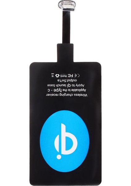 Mikro Için Uyumlu Kablosuz Şarj Adaptörü Qi Şarj Cihazı Alıcısı (Yurt Dışından)