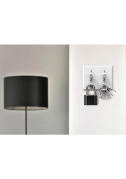 Manyetik Tuşlar Hook Duvar Montajı Tutucu Keychain Organizatör Siyah (Yurt Dışından) fırsatları