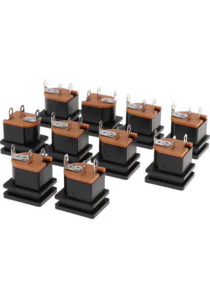 10PCS 3 Pin Pcb Montaj 5.5x2.5mm Dişi Dc Soket Konnektör-Kare (Yurt Dışından)