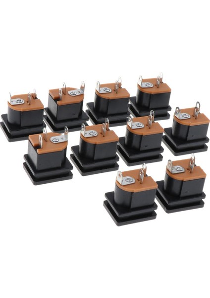 10PCS 3 Pin Pcb Montaj 5.5x2.5mm Dişi Dc Soket Konnektör-Kare (Yurt Dışından) fırsatları