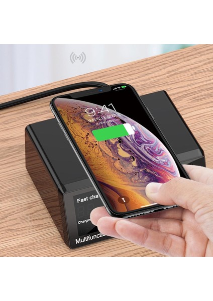 Qc 3.0 Hızlı Şarj 8 USB Ports Şarj Dock Istasyonu Kablosuz Şarj Cihazı (Yurt Dışından) modelleri
