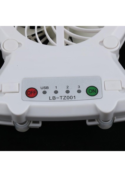 Protable Elektronik Fan Kendi Kendine Yeten Dişli Düğme Acil Durum Bankası Beyaz (Yurt Dışından) indirimleri
