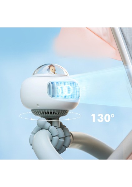 Öğrenciler Için USB El Taşıyıcı Soğutma Fanı Yurt Bebek Arabası Masaüstü Beyaz (Yurt Dışından) indirimleri