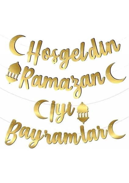 Ramazan 2 Li Set Hoş Geldin Ramazan + Iyi Bayramlar Set