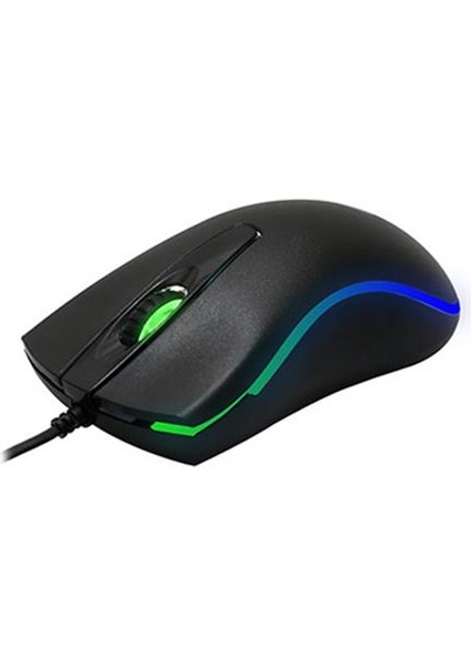 Sm-M9 USB Siyah 3D Optık LED Mouse