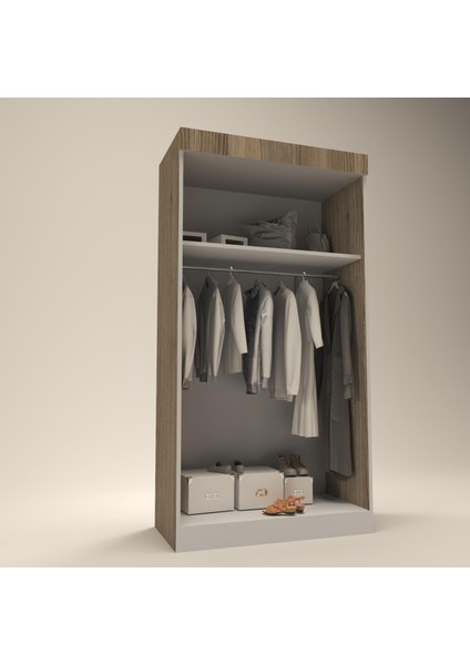 Kenzlife gardırop sürgülü kapaklı kapılı karanfil090 crd aynalı gardolap dolap fiyatları