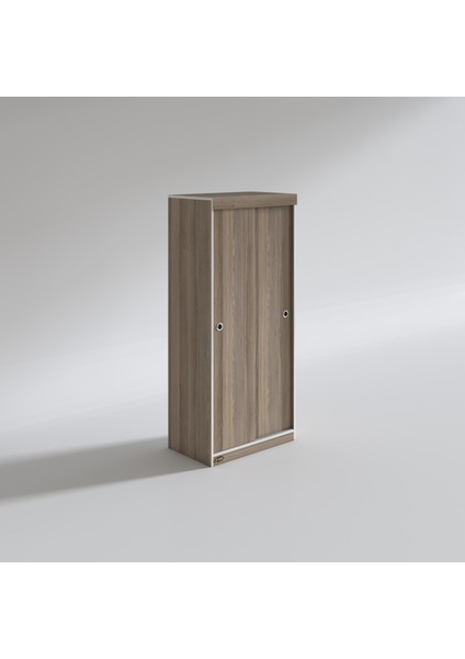 Kenzlife gardırop sürgülü kapaklı kapılı karanfil080 crd gardolap dolap