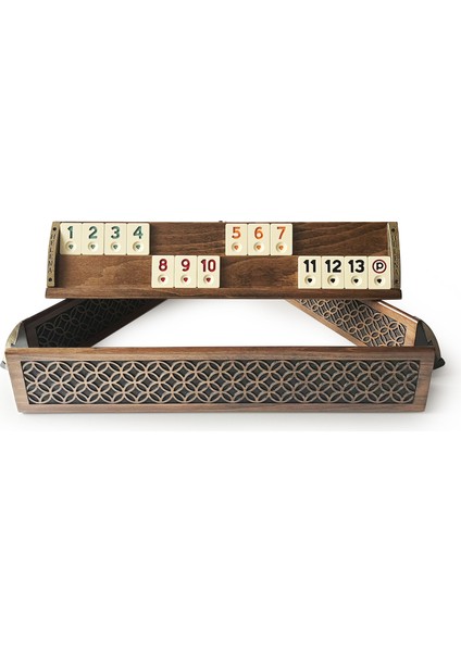 Vıp Oymalı Masif Ahşap Okey Takımı Begonya indirimleri