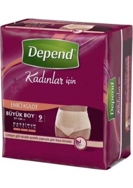 Emici Külot Kadın Büyük 9 Adet DPD-163302