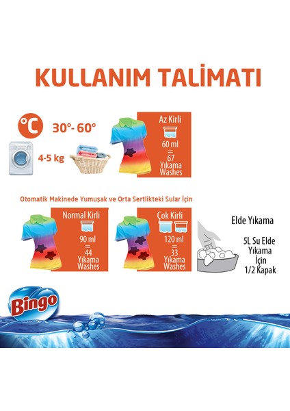 Giysi Şampuanı Arındırıcı Etki 4 lt.