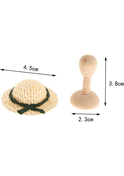1/12 Bebek Evi Bebek Şapka ile Şapka Raf Bebek Evi Mobilya Kız Oyuncak (Yurt Dışından)