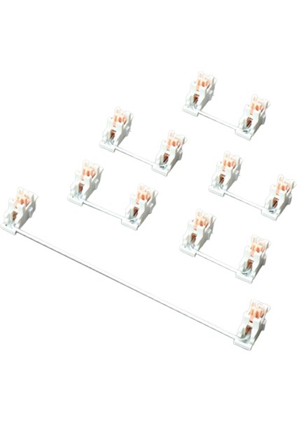 2u 6.25U Plaka Monte Sabitleyici Mekanik Klavye Için Yüksek Hassasiyet 5 Pcs 2u (Yurt Dışından)