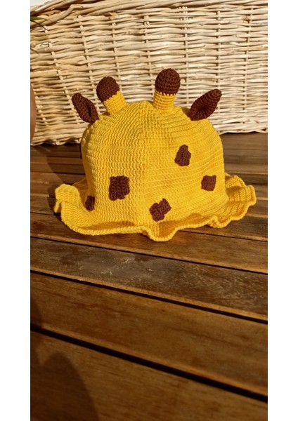 Handmade Zürafa Desenli Kadın Şapkası, %100 Pamuk fiyatları