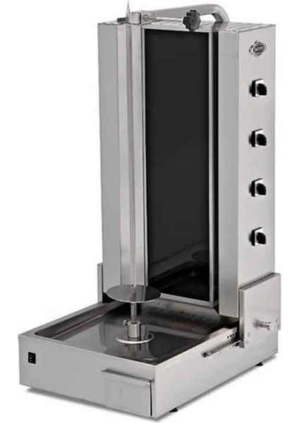 EMP.DN.171 Camlı Döner Ocağı Alttan Motorlu 4 Radyanlı Elektrikli