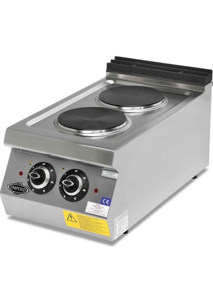 EMP.PLS.7KE010-Y Elektrikli Ocak 2 Yuvarlak Pleytli