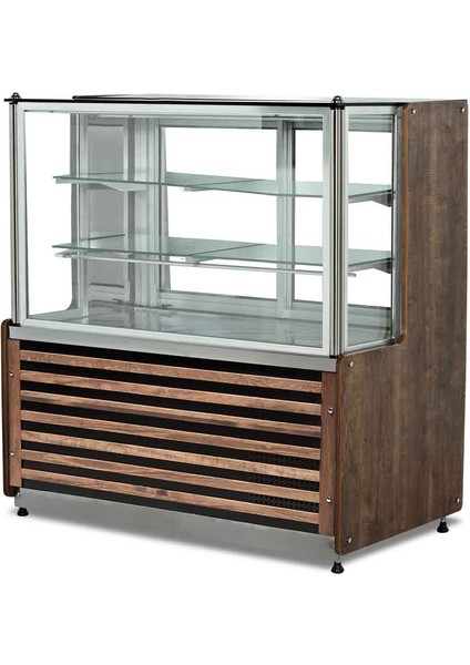 EMP.DT.100.S Neptün Pasta Vitrini Soğutmalı 100X75X135 cm
