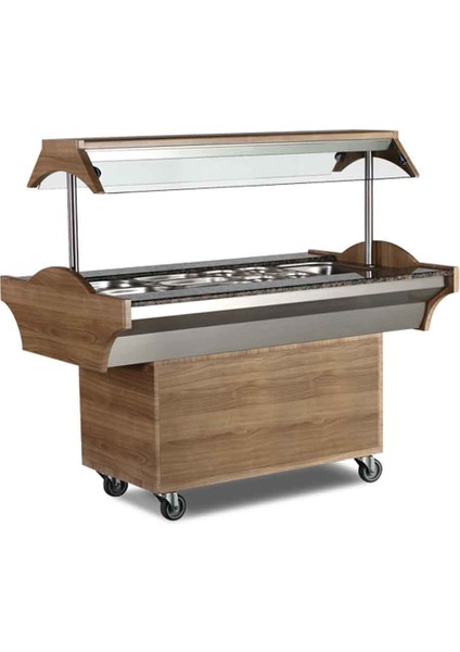 Emp.sbs.05 Sıcak Benmari 5x1/1 Gn Kapasiteli, Elektrikli