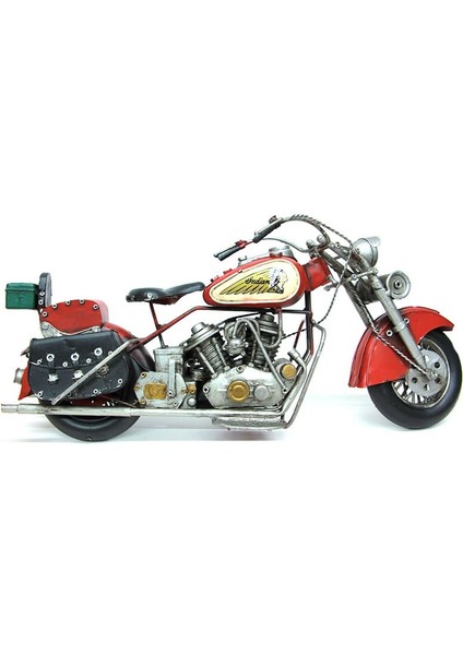 Dekoratif Metal Motosiklet Kırmızı modelleri
