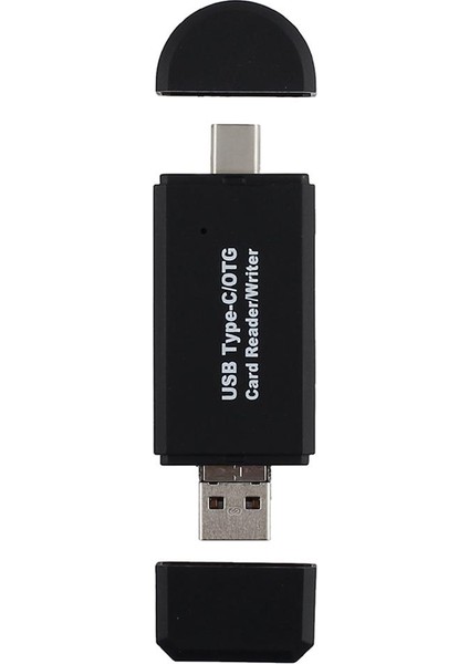 Standart USB Erkek (Siyah) ile USB 2.0 Adaptör/ Kart Okuyucu Mikro USB Otg (Yurt Dışından)