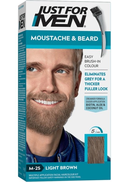 Sakal ve Bıyık Boyası Açık Kahverengi