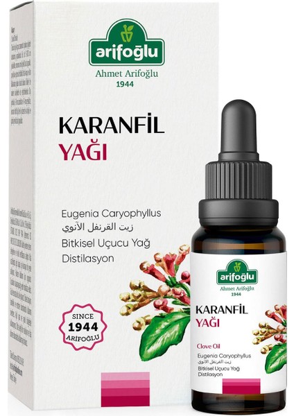 %100 Saf ve Doğal Karanfil Uçucu Yağı 10 ml