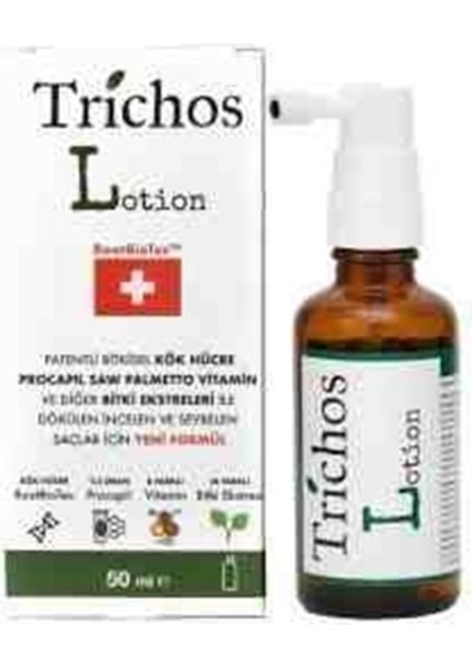 Trichos Lotion 50 ml Saç Losyonu (Saç Dökülmesi Saçkıran ve Saç Ekimi Sonrası Için)