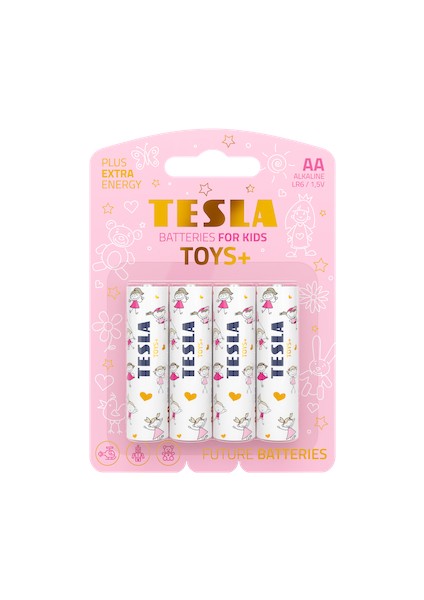 Toys+ Serisi Girl AA Alkalin Pil (Kalem Pil) Geleceğin Pilleri