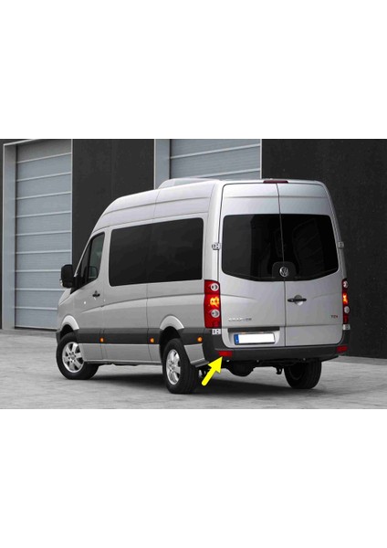 Vw Crafter 2006-2016 Arka Tampon Sol Reflektörü Kedi Gözü 2E0945105
