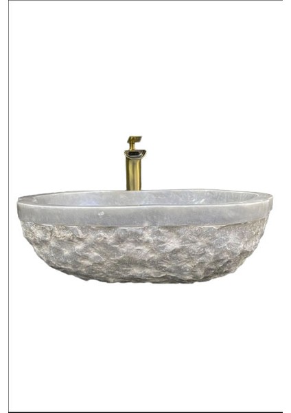 Gri Mermer Dışı Mucartalı Özel Tasarım Lavabo