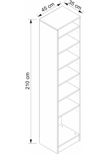 Kale 210 cm 1 Kapaklı 1b Raf Portmanto Beyaz Mebran Çizgili Beyaz indirimleri