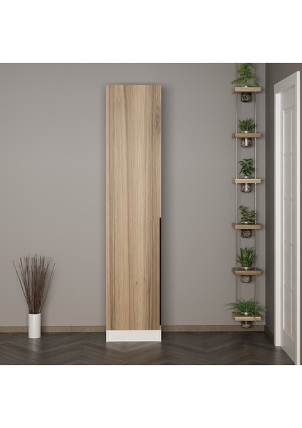 Kale 210 cm 1 Kapaklı 1b Raf Portmanto Beyaz Dore Plus
