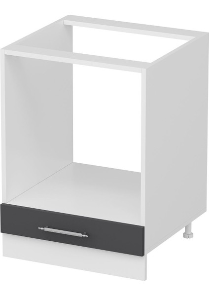 Mutfak Modül Alt 1k 60CM Ank Dolap Byz Mebran C Antrasit