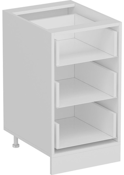 Mutfak Modül Alt 3ç Nray 45CM Dolap Byz Mebran C Antrasit