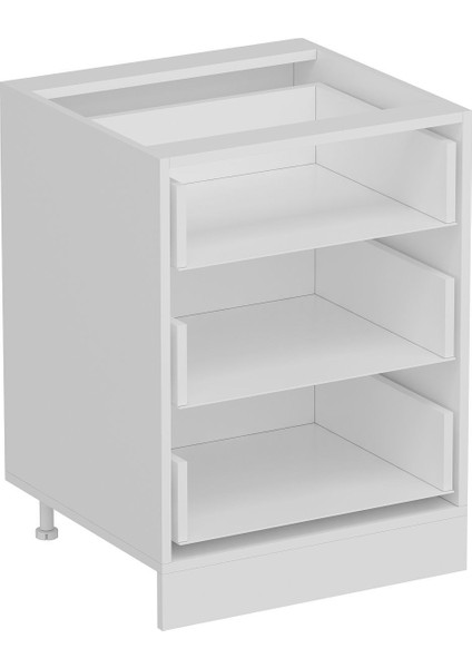 Mutfak Modül Alt 3ç Nray 60CM Dolap Byz Mebran C Byz