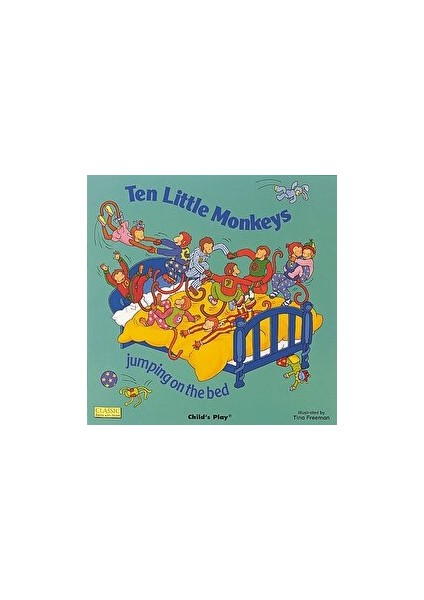 Ten Little Monkeys Jumping On The Bed
