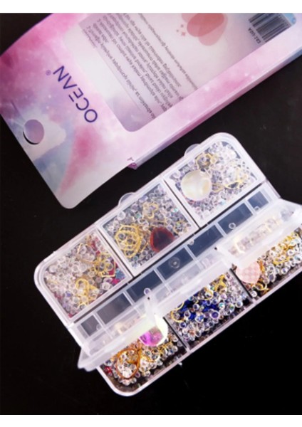 Tırnak Süsleme ve Makyaj Taşı, Kolay Uygulanabilir, Nail Art Tırnak Süsleme ve Makyaj Taş Set