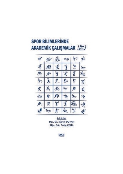 Spor Bilimlerinde Akademik Çalışmalar - 13