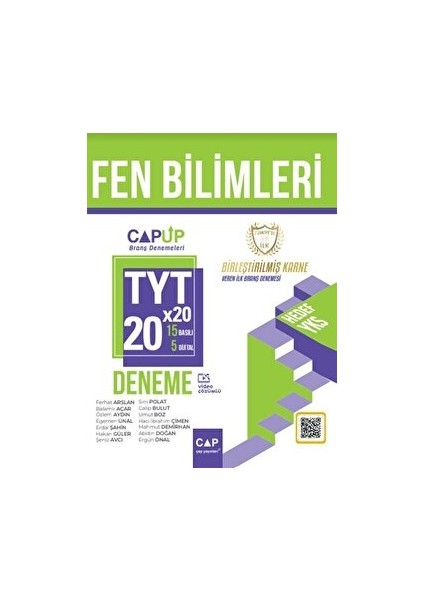 TYT Fen Bilimleri 20 x 20 Up Deneme Çap Yayınları