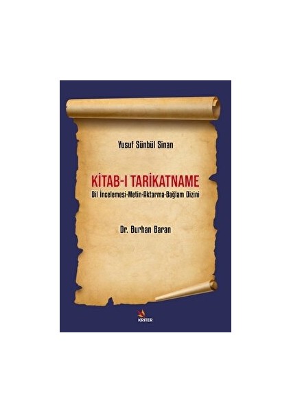 Yusuf Sünbül Sinan Kitab-I Tarikatname