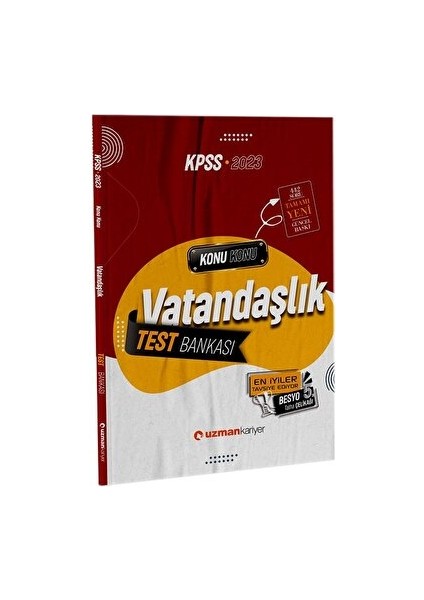 2023 KPPS Vatandaşlık Test Bankası Yaprak Test Yayınları