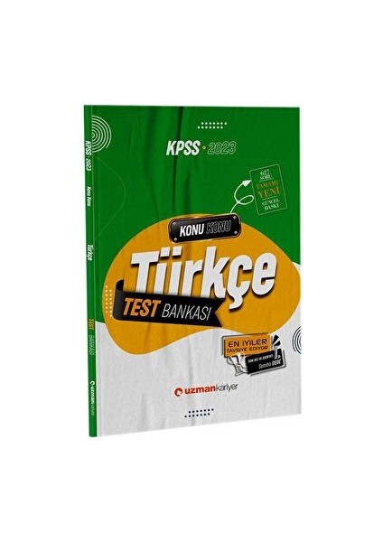 2023 KPPS Türkçe Test Bankası Yaprak Test Yayınları