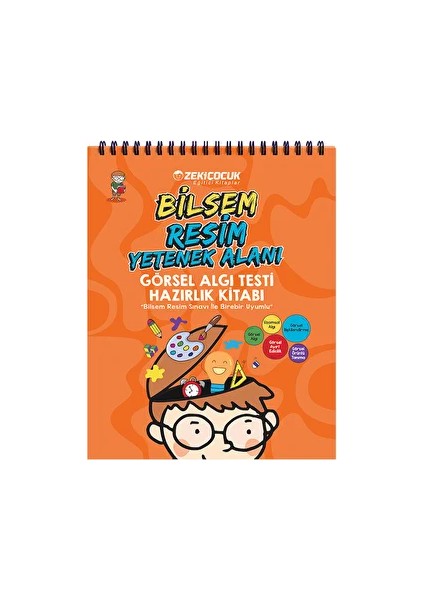 Bilsem Resim Yetenek Alanı Görsel Algı Testi Hazırlık Kitabı