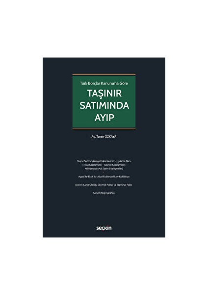 Taşınır Satımında Ayıp