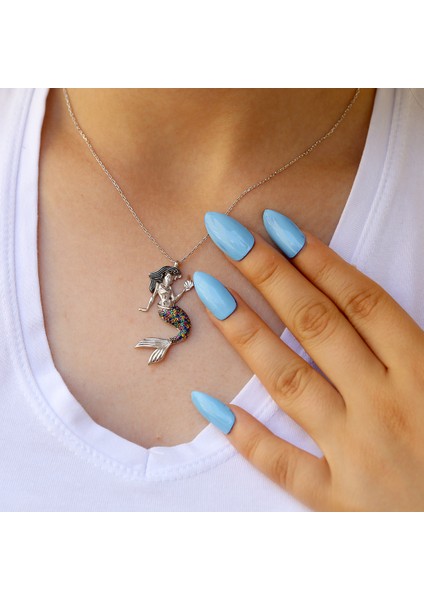 Deniz Kızı Gümüş Kolye fiyatları