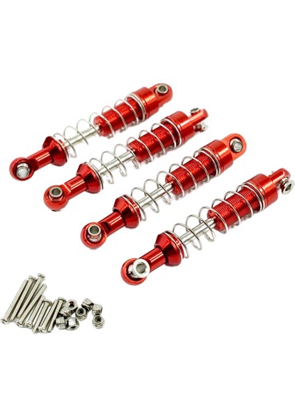 4 Pcs Mn Mn D90 D91 99S Wpl C14 C24 1:12 Rc Araç Kırmızı